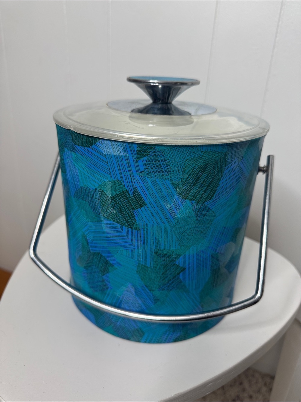 Vintage retro ice bucket mid century